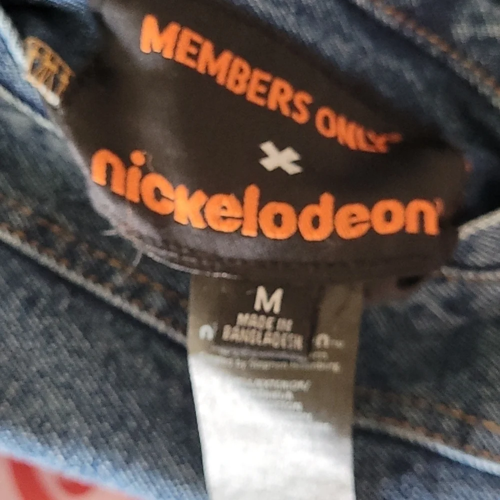Members Only SpongeBob Reversible Denim Trucker Jacket